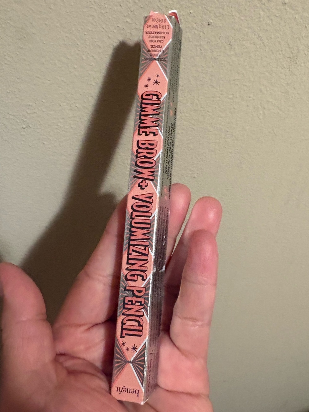 Benefit Gimme Brow+ Volumizing Brow Pencil - 3 WARM LIGHT BROWN. Brand New . - Picture 4 of 14